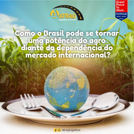 ATRAQ Logstica O Brasil, é responsável por gerar alimento para mais 1 bilhão de pessoas ao redor do mundo, mas depende de forma direta de insumos, máquinas e tecnologia agrícola. Como sabemos, o mercado...