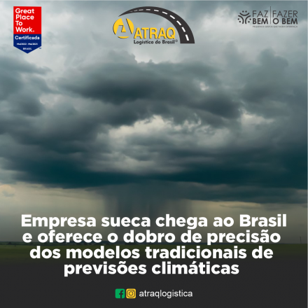 ATRAQ Logstica Fundada em 2015 por cientistas suecos, a climatech ignitia chega ao Brasil com o propósito de colaborar com o agronegócio por meio da inteligência climática, de modo que os produtores aumentem a...