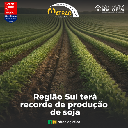 ATRAQ Logstica Devido às condições climáticas variadas, o Paraná prevê uma redução de 4 milhões de toneladas na produção de soja, conforme o Deral. Na safra passada, o...