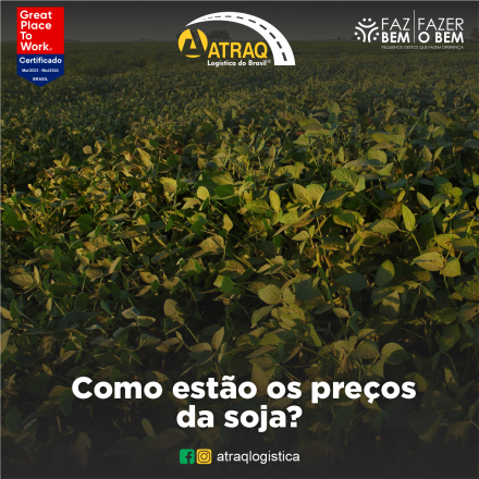 ATRAQ Logstica No mercado de soja do Rio Grande do Sul, os preços caíram cerca de R$ 2,00 por saca, com negócios paralisados, segundo a TF Agroeconômica. Em Cruz Alta, o preço foi de R$ 128,00 por saca; em...