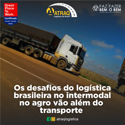 ATRAQ Logstica O setor de logística enfrenta desafios que afetam sua eficiência e competitividade global, devido à infraestrutura de transporte precária, altos custos logísticos, dependência de modais...