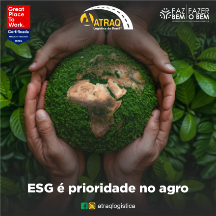 ATRAQ Logstica Uma pesquisa recente da Ação Estratégica - Comunicação e Marketing no Agronegócio revelou que o setor do agronegócio tem dado cada vez mais prioridade às pautas ESG...