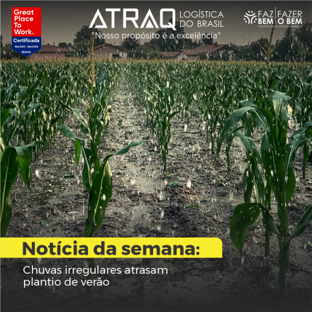 ATRAQ Logstica As chuvas registradas entre 1º e 30 de outubro foram irregulares e mal distribuídas em diversas regiões produtoras do Brasil, ficando abaixo da média e atrasando o plantio das culturas de verão. A...