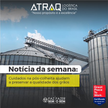 ATRAQ Log�stica Solu&ccedil;&otilde;es para tornar a secagem e o armazenamento de gr&atilde;os mais eficientes est&atilde;o entre as tecnologias apresentadas durante a 49&ordf; Expointer, em Esteio. As alternativas buscam reduzir perdas,...